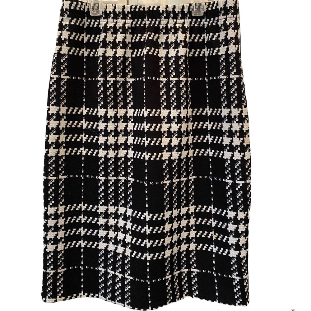 Plaid Pencil Skirt